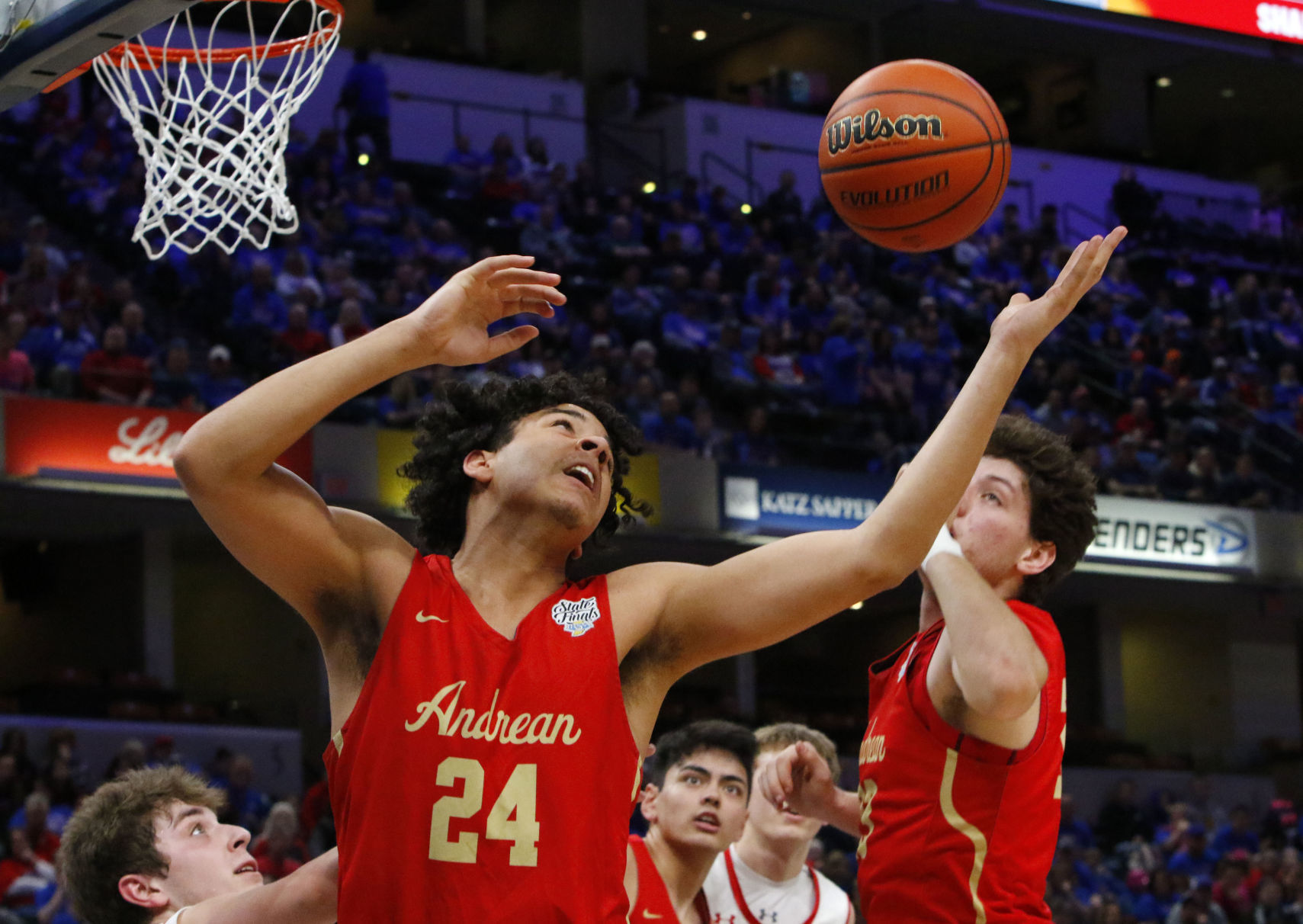 Boys basketball Class 2A state final - Andrean vs. Linton-Stockton